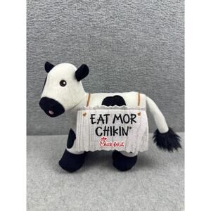 Eat More Chikin Chick Fil A Mascot Cow‎ Plush 5” Stuffed Toy